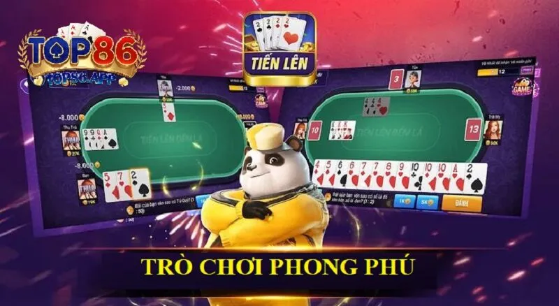 Các Trò Chơi Bài Phổ Biến Tại TOP86