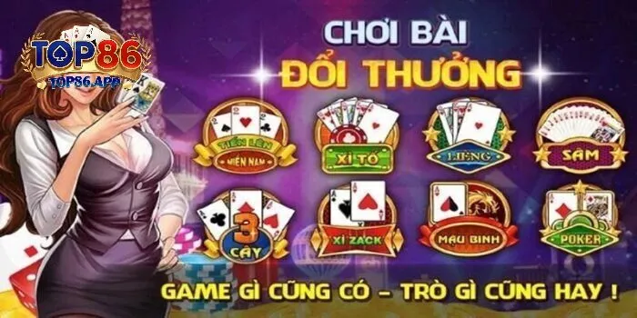 Game Bài Top86 – Cược Thắng, Tặng Quà Cực Khủng Hấp Dẫn